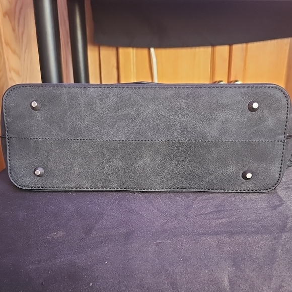 Wrangler Charcoal Gray Tote with Braided Strap - Picture 6 of 6